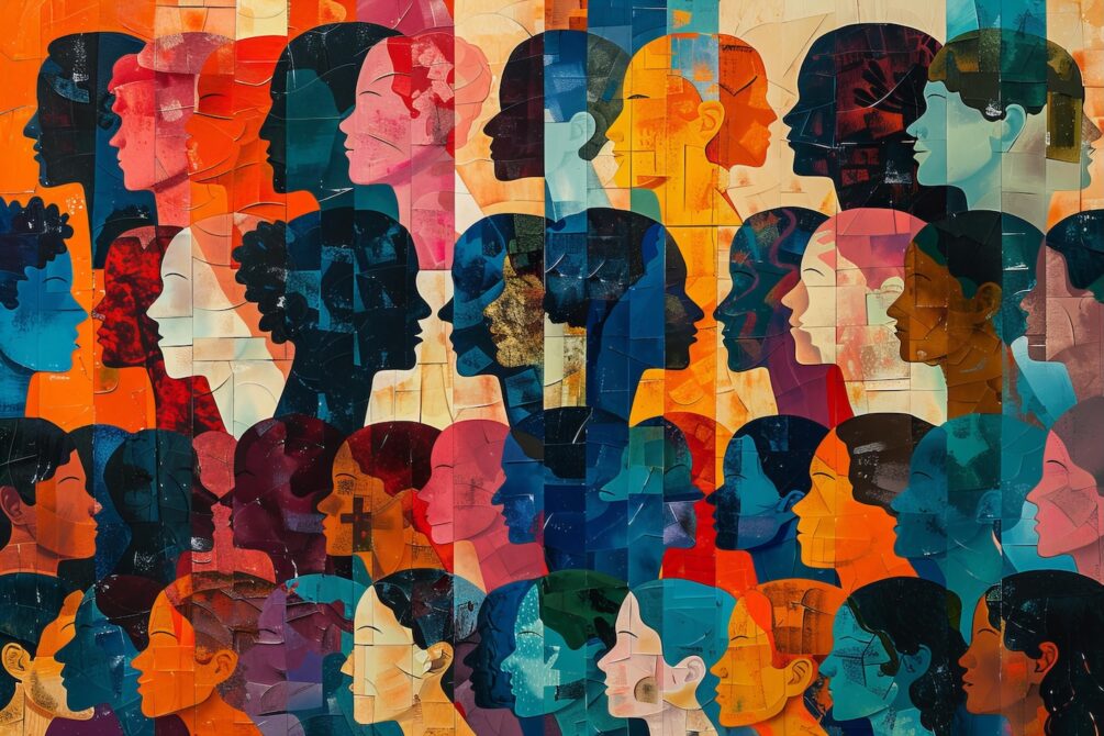 collage of pictures showing different people, autism, psychiatric patients