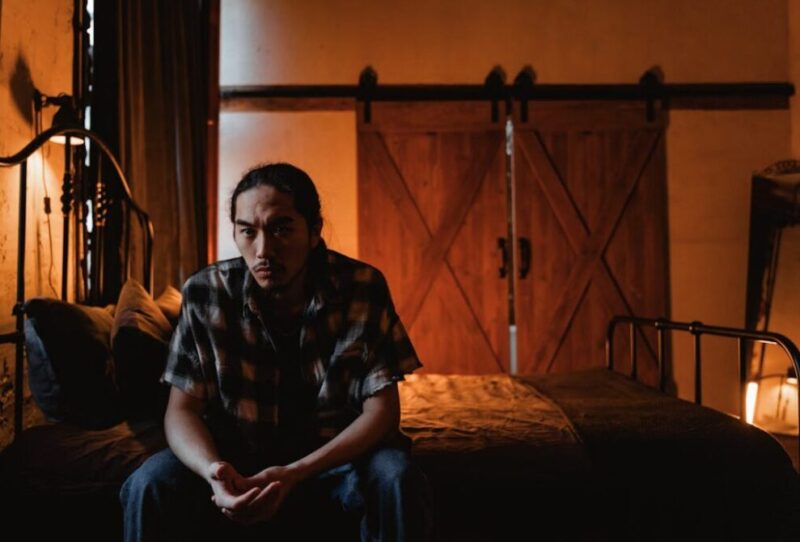 hikikomori sitting in his room